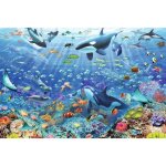 Puzzle 3000 pi�ces : monde sous - marin color�