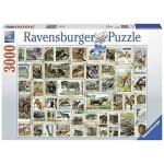 Puzzle 3000 pi�ces - ravensburger - timbres animaliers - th�me animaux - pour adultes - unisexe