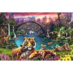 Puzzle 3000 pices tigres au lagon adulte a partir de 14 ans 00016719 ravensburger