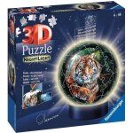 Puzzle 3d ball illuminé - grands félins - ravensburger - 72 pièces Puzzle 3d ball illuminé - grands félins - ravensburger - 72 pièces