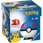 Puzzle 3d super ball pokmon 54 pices - ravensburger - enfant 6 ans et plus