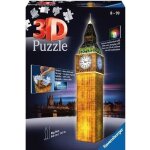 Puzzle 3d big ben illumin - ravensburger - monument 216 pices - sans colle - avec leds couleur - ds ...