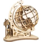 Puzzle 3d en bois - mr. playwood - globe m�canique anim� - 145 pi�ces - � monter soi - m�me - mixte