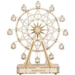Puzzle 3d grande roue en bois naturel 232 pices - robotime - thme fantastique - adulte