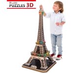 Puzzle 3d avec led - la tour eiffel - difficulté 6 / 6 - 85 pièces Puzzle 3d avec led - la tour eiffel - difficulté 6 / 6 - 85 pièces