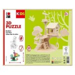 Puzzle 3d - marabu - kids - animaux - 37 pi�ces - marron
