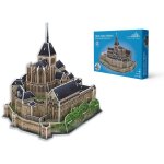 Puzzle 3d - megableu - mont saint michel - 125 pi�ces - d�s 7 ans