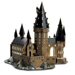 Puzzle 3d - mondo - chteau de hogwarts - 50 pices - 6 lumires led -  partir de 8 ans