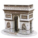 Puzzle 3d - playtastic - arc de triomphe de paris - architecture et monument - moins de 100 pi�ces - ...