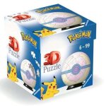 Puzzle 3d - ravensburger - pok�mon heal ball - 54 pi�ces - int�rieur - enfant
