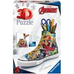 Puzzle 3d sneaker avengers - ravensburger - pot  crayons 108 pices - ds 8 ans