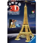 Puzzle 3d tour eiffel illumine - ravensburger - 216 pices - sans colle - avec leds couleur - ds 10 ...