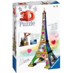 Puzzle 3d tour eiffel love edition - ravensburger - 216 pices - architecture et monument