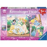 Puzzles 3x49 pices disney princesses ds 5 ans ravensburger