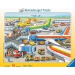 Puzzle 40 pi�ces - a�roport : zone dembarquement - ravensburger - voyage et cartes - enfant - int�rieur ...