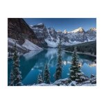 Puzzle adulte 2000 pieces : montagne et lac : valle des dix lac - collection paysage canada - hivers ...