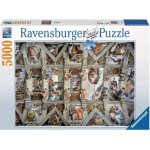 Puzzle adulte 5000 p - chapelle sixtine - ravensburger - architecture et monument - multicolore