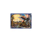 Puzzle adulte disney roi lion : simba sur le rocher du lion - 1000 pi�ces - ravensburger collection collector ...