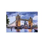 Puzzle adulte : pont de londres au cr�puscule tower bridge 3000 pieces - collection angleterre + 1 carte ...