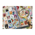 Puzzle adulte : timbre mickey roi lion winnie lourson 2000 pieces - collection dessin anime tic tac peter ...