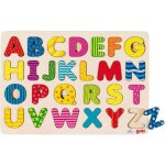 Puzzle alphabet en bois - goki - pour enfant - moins de 100 pi�ces - mixte