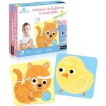 Puzzle animaux ferme  assembler pour enfant - jeux educatif