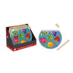 Puzzle animaux - janod - speedy fish - 6 poissons et 1 canne � p�che magn�tique - mixte - int�rieur