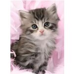 Puzzle animaux chat / chatons gris 500 pieces - ravensburger