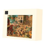 Puzzle dart en bois - puzzle michele wilson - tableau de bruegel lancien - 2500 pi�ces - adulte