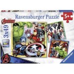 Puzzles avengers 3x49 pices ravensburger pour enfant ds 5 ans