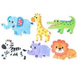 Puzzle bb animaux surenhap - 6 en 1 - motifs colors - jouet ducatif casse - tte