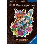 Puzzle en bois renard color� 150 pi�ces robustes et naturelles dont 15 figurines en bois (whimsies) qualit� ...