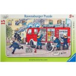 Puzzle cadre 15 p - ma voiture de pompier