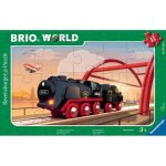Puzzle cadre 15p ravensburger - locomotive  vapeur / brio - pour enfants ds 3 ans