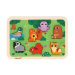 Chunky puzzle la for�t - bois fsc - 7 pi�ces - d�veloppement motricit� fine concentration et imagination ...