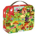 Puzzle enfant - janod - mon jardin potager - 36 pices - paysage et nature