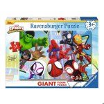 Puzzle g�ant 24 pi�ces : spidey : une �quipe fantastique