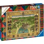 Puzzle harry potter 1500 pices - la carte de poudlard - ravensburger