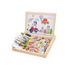 Puzzle magnétique en bois planche À dessin boîte jouet Éducatif - modèle de trafic Puzzle magnétique en bois planche À dessin boîte jouet Éducatif - modèle de trafic