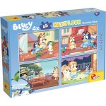 Puzzle maxifloor double face - bluey - liscianigiochi - 4 x 48 pi�ces - d�s 4 ans