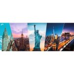 Puzzle panoramique 1000 pices - nathan - monuments de new york - architecture et monument - adulte