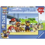 Puzzles pat patrouille chiens hroques ravensburger 2x24 pices pour enfant ds 4 ans