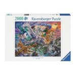 Puzzle - ravensburger - auf dem pegasus - 2000 pièces - thème fantastique - pour adultes Puzzle - ravensburger - auf dem pegasus - 2000 pièces - thème fantastique - pour adultes