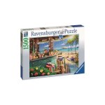 Puzzle - ravensburger - le bar du bord de plage - 1500 pices - paysage et nature - intrieur - adulte ...