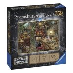 Puzzle ravensburger espace 759 pices - cuisine de sorcire - enfant - scne de vie - marron