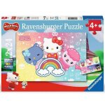 Puzzles 2 x 24 pices : hello kitty