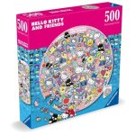 Puzzle rond 500 p un tourbillon de douceur / hello kitty Puzzle rond 500 p un tourbillon de douceur / hello kitty