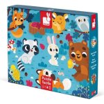 Puzzle tactile animaux de la for�t - janod - 20 pcs - effets tactiles - adapt� aux enfants