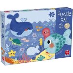 Puzzle xxl - oc�an - goula - 4 �l�ments - 60 x 52 cm - pour b�b� de 24 mois � 2 ans