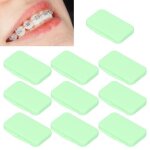Cire orthodontique de soins dentaires pwshymi - protection et hygine - 10pcs - saveur fruits - adulte ...